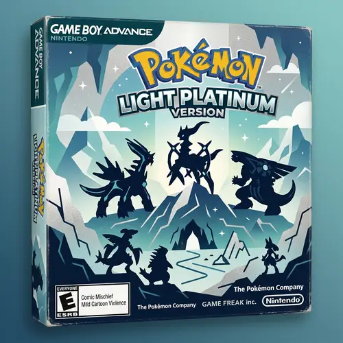 Pokemon Gameboy Advance Cover Design Inspired by Light Platinum ROM Hack
