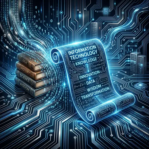 Modern IT: Binary Code, Data Streams, and Knowledge Symbols