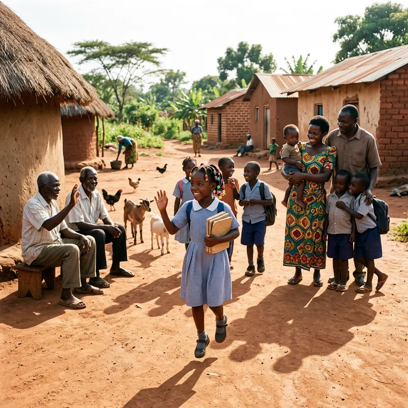 Joyful Village Life: Love and Family Values