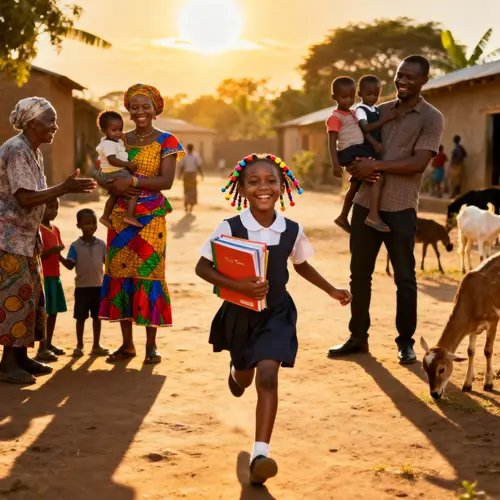 Joyful Village Life: Love and Family Values