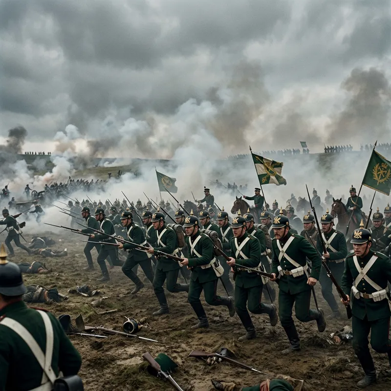 Victorian Era European-esque Fictional Nation Bayonet Charge