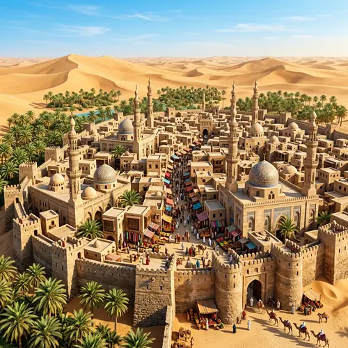Explore a Medieval City in the Arabian Desert