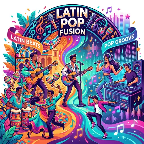 Latin and Pop Music Fusion - Vibrant Intersection of Musical Genres