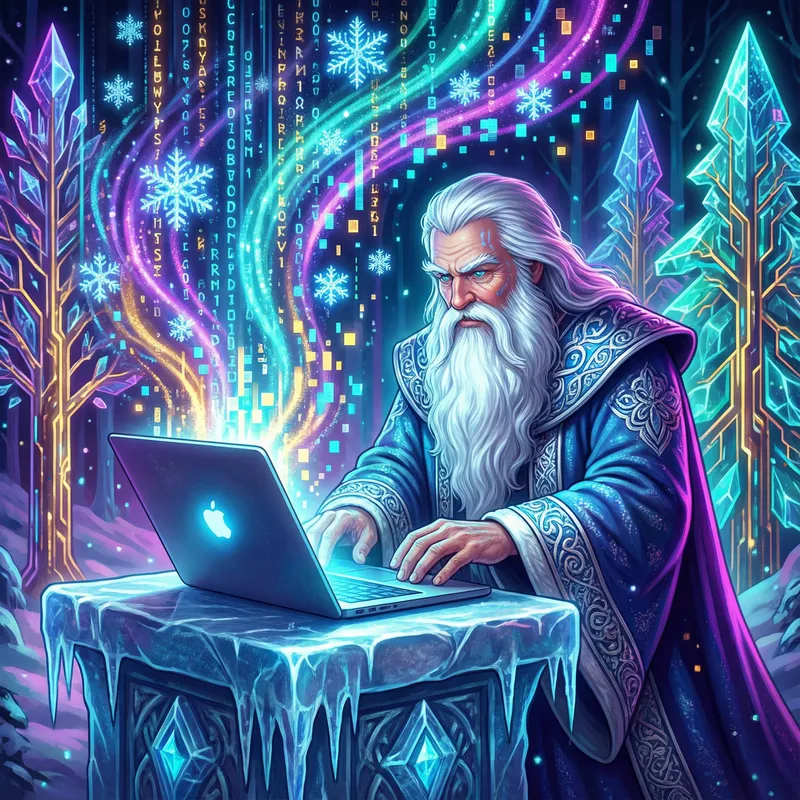 Magical New Year Art: Ded Moroz's Digital Magic Magical New Year Art: Ded Moroz's Digital Magic