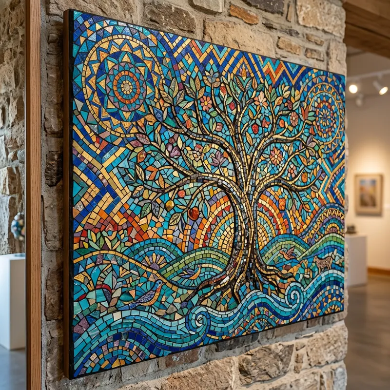 Vibrant Mosaic Art: Masterful Tile Creations