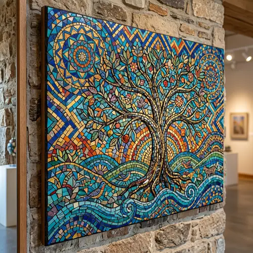 Vibrant Mosaic Art: Masterful Tile Creations