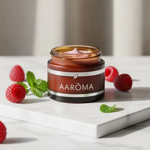 Elegant Aaroma Skincare - Luxurious Serum in Amber Glass