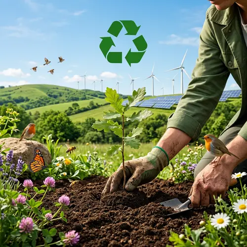 Environmental Consciousness | Wind Turbines, Solar Panels & Biodiversity