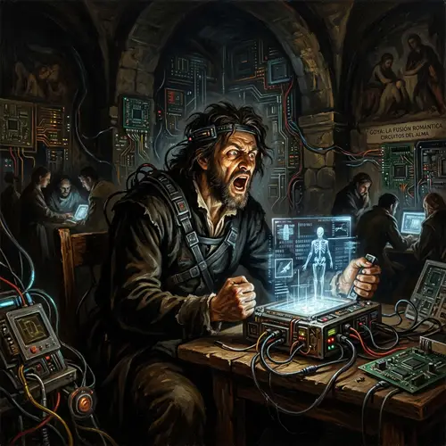 Goya Romantic Painting Meets Modern Technology