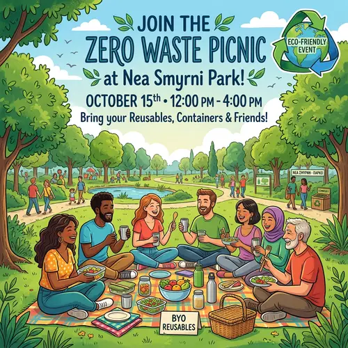 Join the Zero Waste Picnic at Nea Smyrni Park!