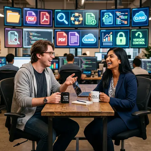 Humorous Conversation on Electronic Document Management | GED Discussion