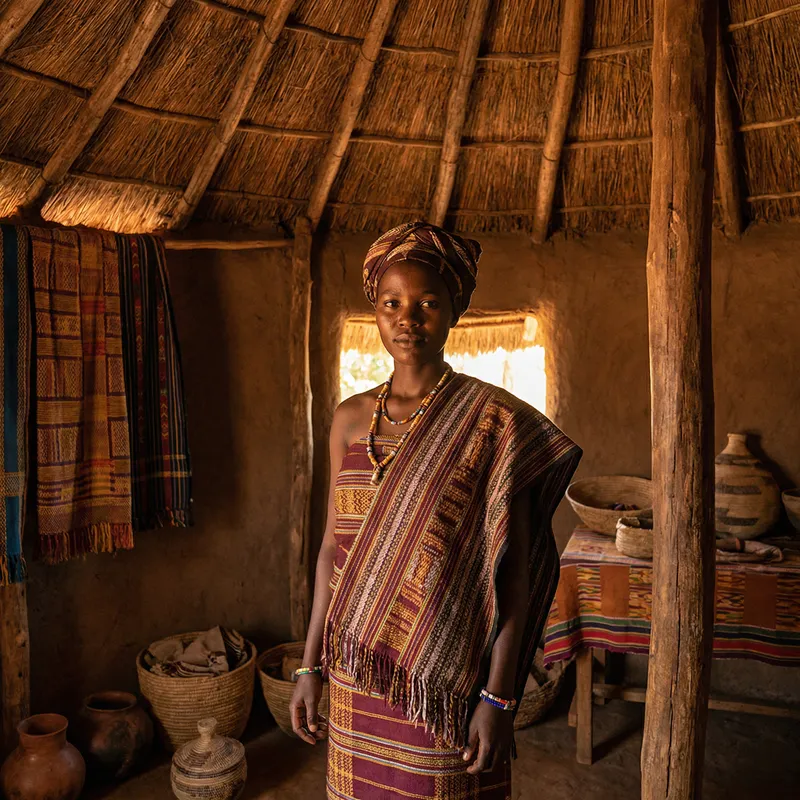 Stunning African Princess in Traditional Attire