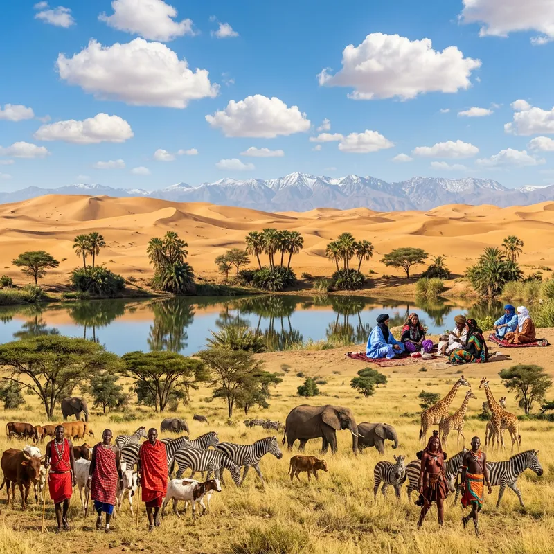 Explore the Beauty of Africa - Cultures, Wildlife & Scenic Wonders