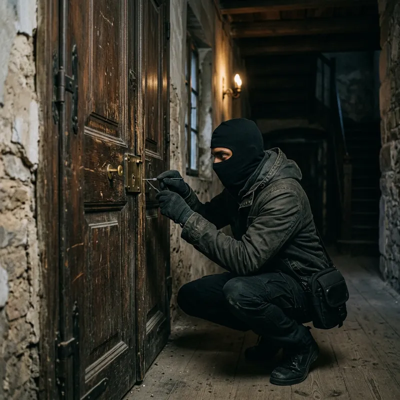 A South Asian Man Stealing: A Mysterious Scene