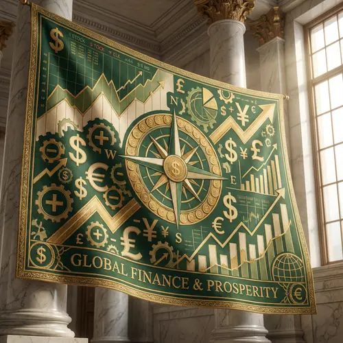 Financial Banner Design | Money Management Illustration