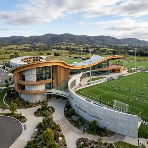 Modern Football Academy Architectural Design