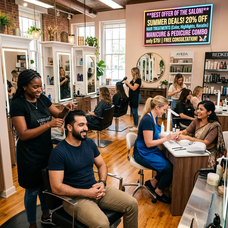 Best Offer at Diverse Unisex Salon: Stylish Hair & Beauty Services