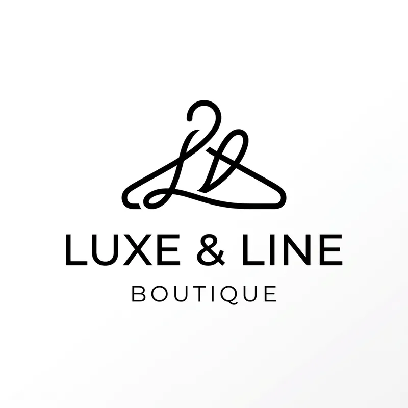 Modern Minimalist Logo Design for Online Boutique Shop