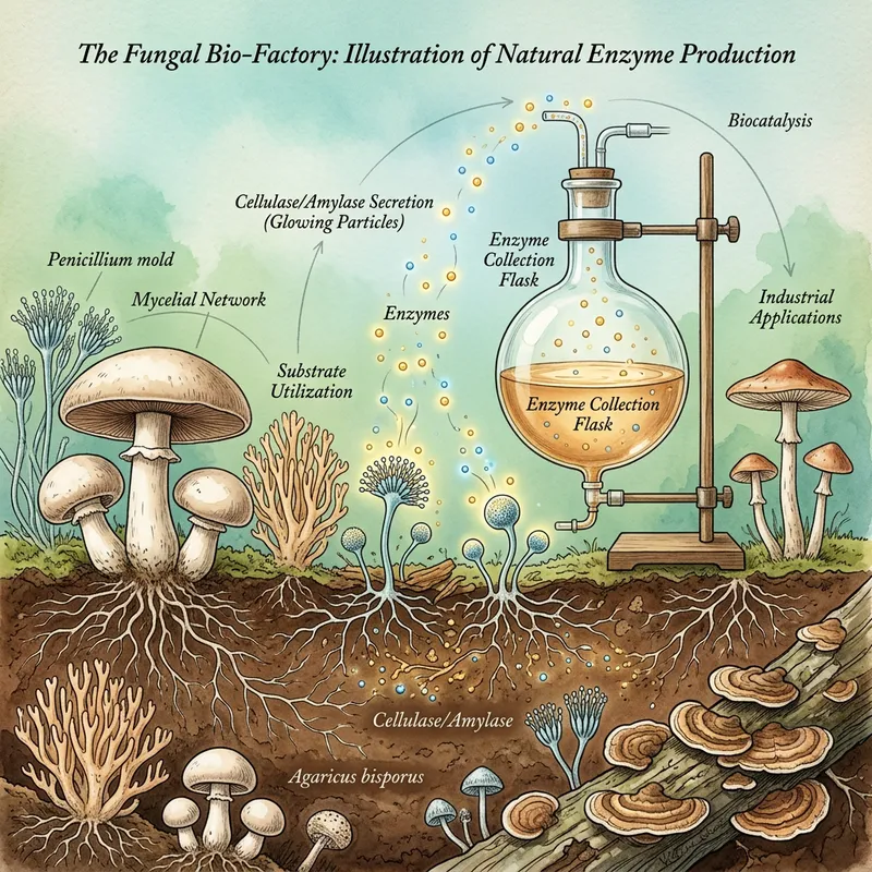 Fungi Enzyme Production Process