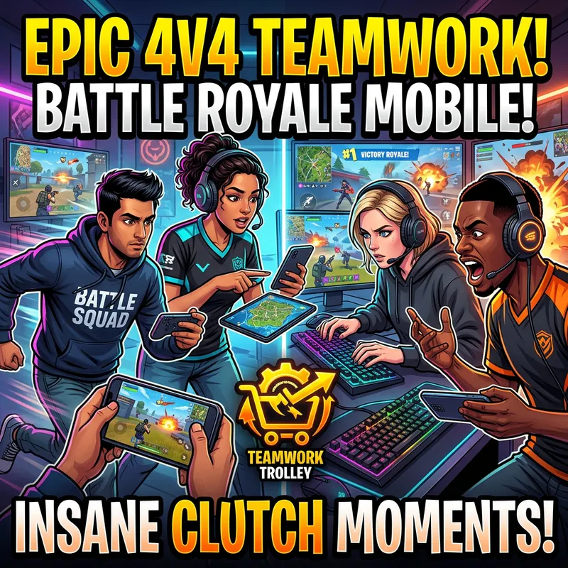 BGMI Teammate Trolley in Gaming Thumbnail: Battle Royale Excitement BGMI Teammate Trolley in Gaming Thumbnail: Battle Royale Excitement