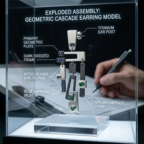 Create a Model with These Earrings