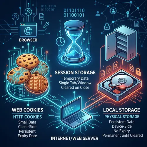 Internet Technology: Web Cookies, Session & Local Storage