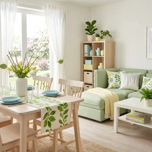 Bright Spring IKEA Style Furniture: Warmth and Joy of the Season