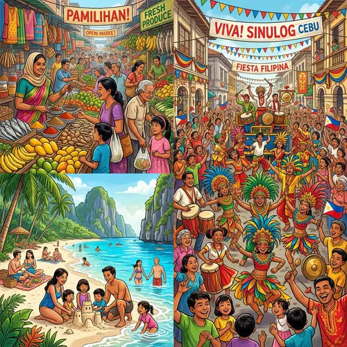 Discover Life in the Philippines: Markets, Beaches & Festivals