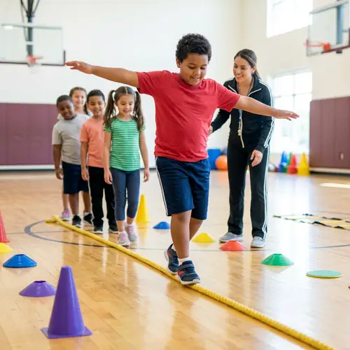 Balance Game: Tightrope Walker's Path