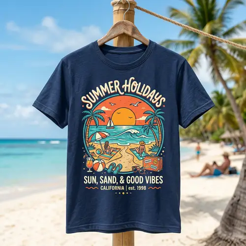 Summer Holidays T-Shirt Design Ideas