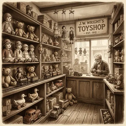 Vintage Toyshop from the 1920s - Nostalgic Toys and Dolls