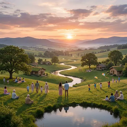 Peaceful World Image - Global Harmony & Serenity