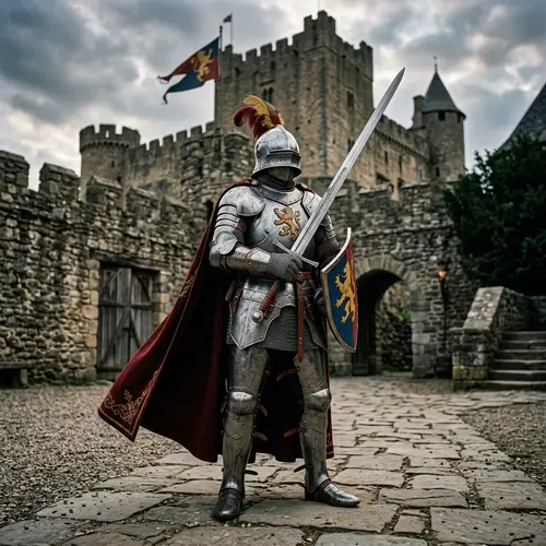 Knight with Sword: A Symbol of Valor