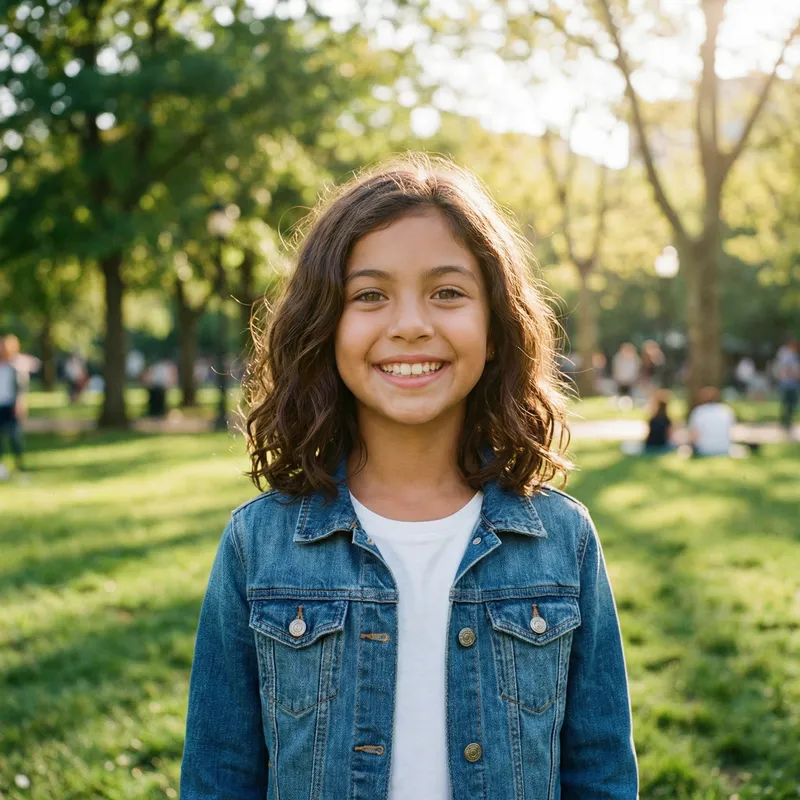 Inspirational Photo of Imaginary Girl in Green Park Setting Inspirational Photo of Imaginary Girl in Green Park Setting