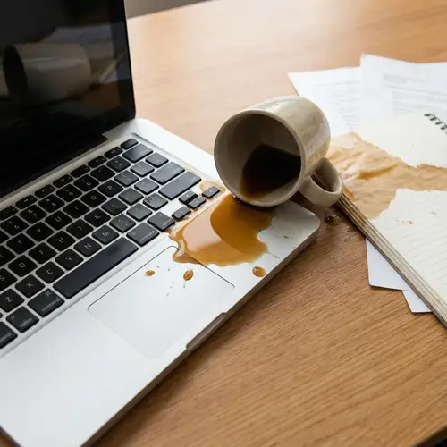 Laptop Spill: Quick Coffee Cleanup Tips