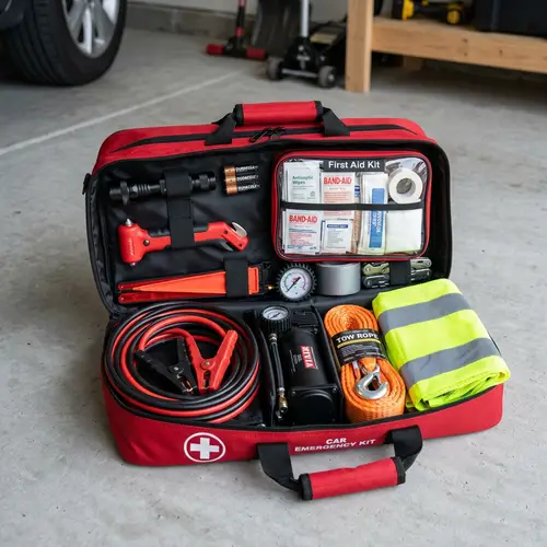 Comprehensive Car Emergency Kit with Essential Tools