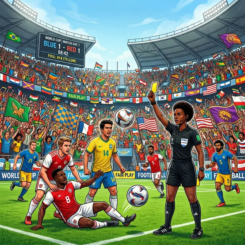 World Cup Soccer Tournament Illustration World Cup Soccer Tournament Illustration