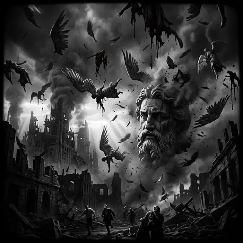 Apocalyptic Chaos: Falling Angels and Dark Skies
