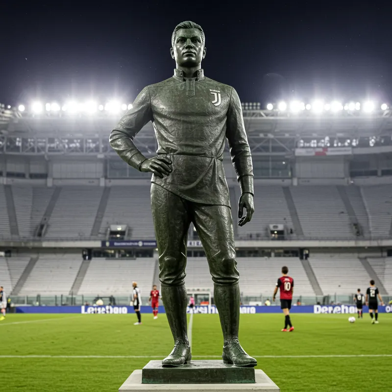 My Standing Statue at Juventus Stadium
