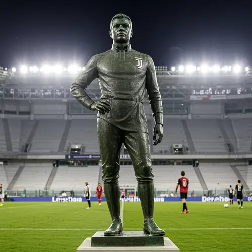 My Standing Statue at Juventus Stadium