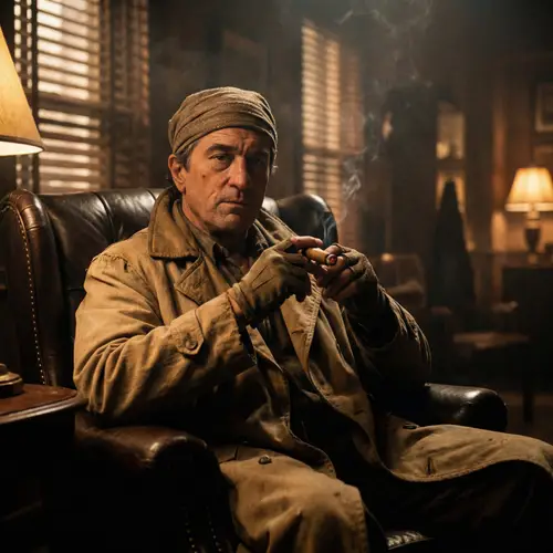 Timothée Chalamet as Michael | Cool Mafia Boss in Fremen Suit