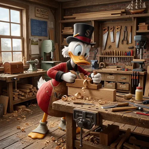 Scrooge McDuck's Woodworking Adventures