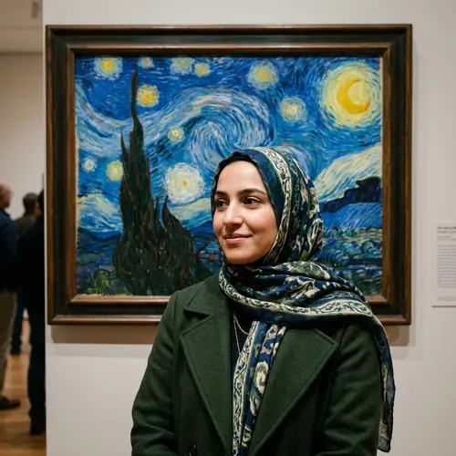 Woman with Headscarf in Van Gogh Painting | Artistic Impression