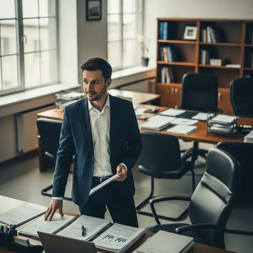 Professional Man in Office Setting