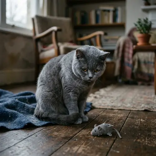 Sad Blue Cat - Find Cuteness in Every Shade