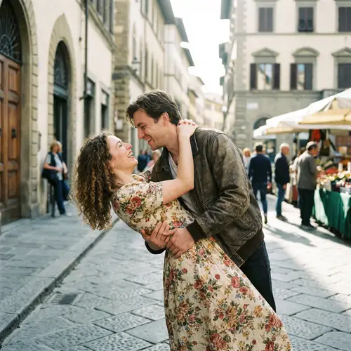 Romantic Moments: A Couple in Love