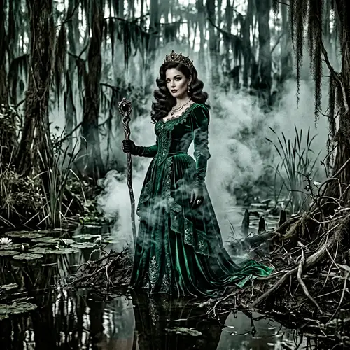 Swamp Princess Ava Gardner in Enigmatic Fog