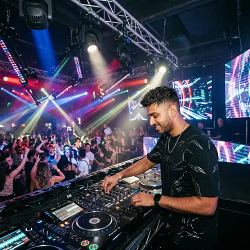 Expert DJ with Robotic Lights & Premium Mixing Gear