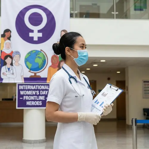 International Women's Day Nurse - Empowering Frontline Worker