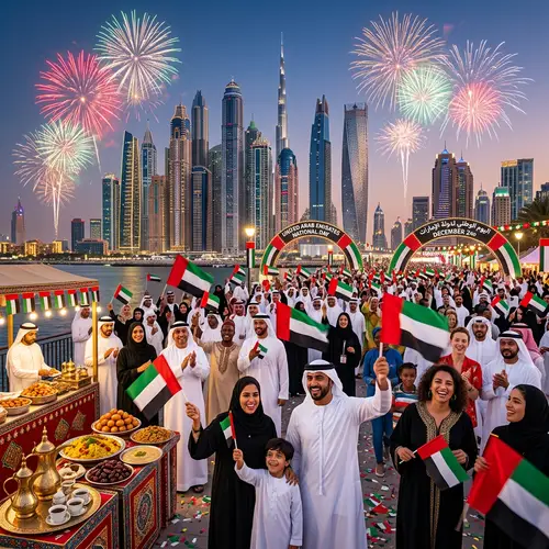 National Emirates Day Celebration with Spectacular Skyline Views